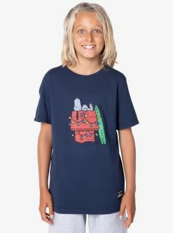 Peanuts X Quiksilver Boys(8-16) Arvo Session S/S Tee Kids