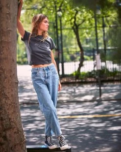 RVCA Daisy High-Rise Denim Pant