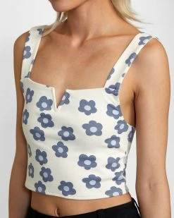 RVCA Womens Pleasure Cropped Tank Top 10 RVCA Womens Pleasure Cropped Tank Top