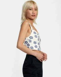 RVCA Womens Pleasure Cropped Tank Top 9 RVCA Womens Pleasure Cropped Tank Top