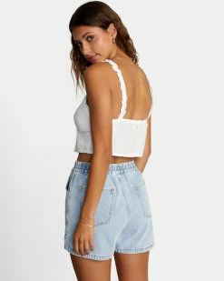 RVCA Clothing Sweetheart Cropped Tank Top