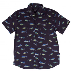 Jack's Surfboards Bait And Hook S/S Woven Shirt Mens