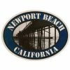 Jack's Surfboards Beach Cities "Newport Beach" Oval Sticker 5"