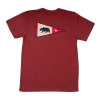 Jack's Surfboards Bear Pennant Sewn S/S Tee Mens