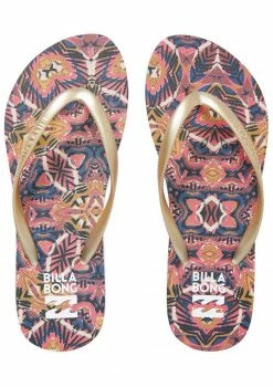 Billabong Dama Rubber Flip Flop Sandals Womens 37 Billabong Dama Rubber Flip Flop Sandals Womens