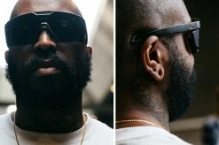 Heat Wave Mens Future Tech Sunglasses - Black Polarized Z87+