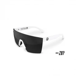 Heat Wave Mens Lazer Face Sunglasses In Black And White Z87