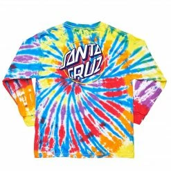 Santa Cruz Boy's Other Fisheye Dot L/S Regular Tee
