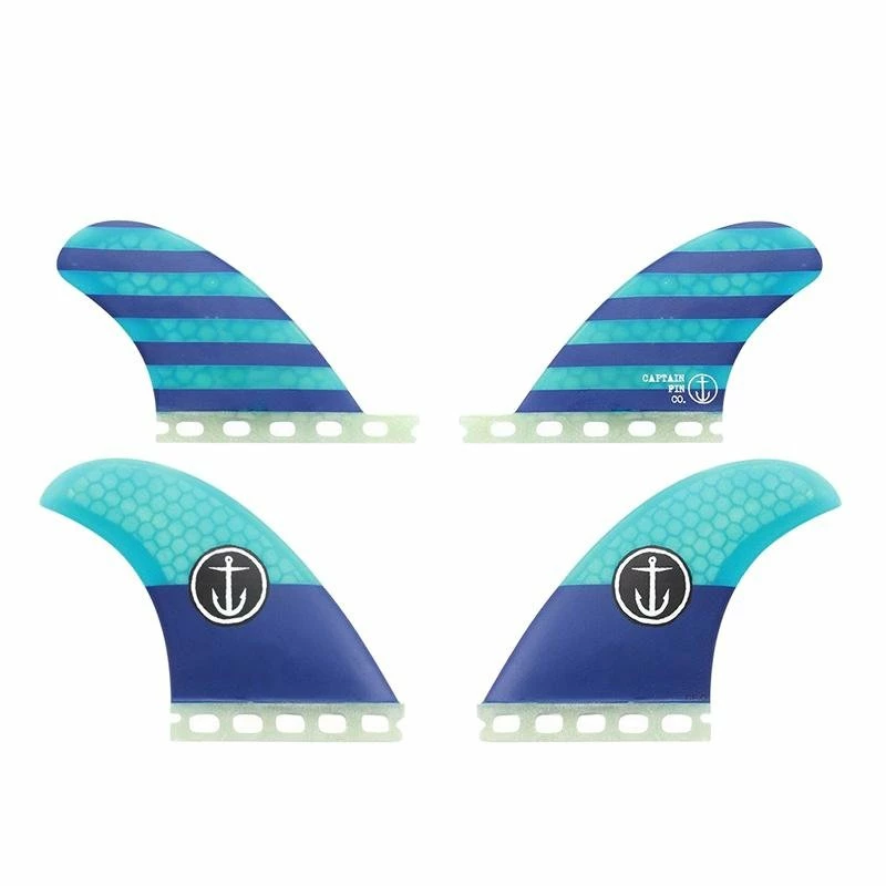 Captain Fin Co CF Quad Set Medium ( Twin Tab ) Fin Surf 4 Captain Fin Co CF Quad Set Medium ( Twin Tab ) Fin Surf