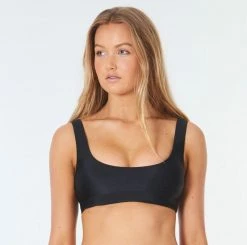 Rip Curl Womens Classic Surf Eco Crop Swim Top