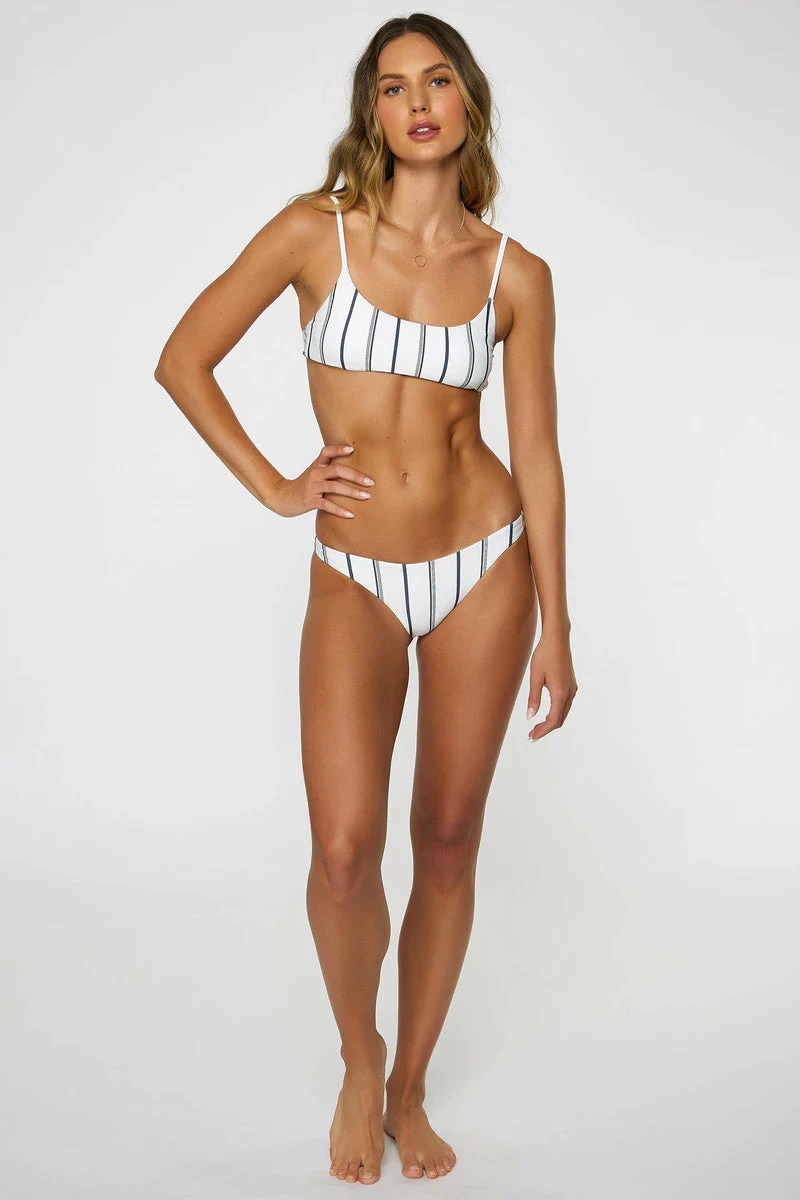 O'Neill Classic Stripe Surfside Bralette Swim Top Womens 5 O'Neill Classic Stripe Surfside Bralette Swim Top Womens
