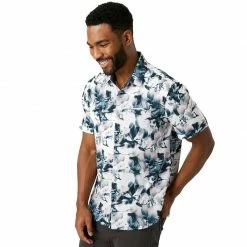 7 Diamonds Mens Cosmic Dancer 4-Way Stretch S/S Shirt