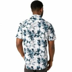 7 Diamonds Mens Cosmic Dancer 4-Way Stretch S/S Shirt