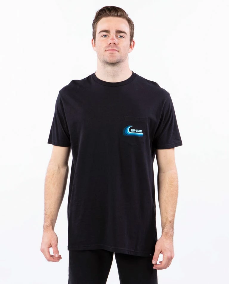 Rip Curl Mens Surf Revival Wave S/S Tee 6 Rip Curl Mens Surf Revival Wave S/S Tee