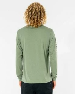 Rip Curl Fade Out Icon L/S Tee Mens