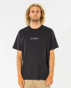 Rip Curl Mens Solid Rock Gallery S/S Tee
