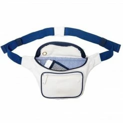 Bumbag Dazed Deluxe 'White Navy' Sling Bag Mens