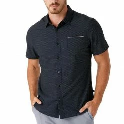 7 Diamonds Digital Dash 4-Way Stretch S/S Shirt Mens
