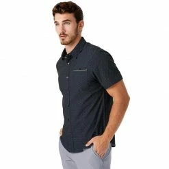 7 Diamonds Digital Dash 4-Way Stretch S/S Shirt Mens