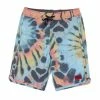 Alton Kids Boys (8-16) Tye Dyer Volley 16" Elastic Boardshorts