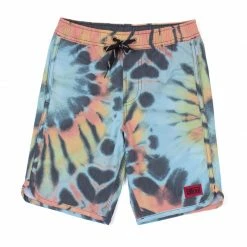 Alton Kids Boys (8-16) Tye Dyer Volley 16" Elastic Boardshorts