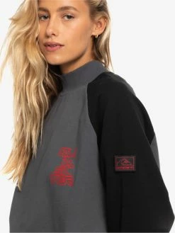 Stranger Things X Quiksilver Upside Down Oversized Crewneck Sweatshirt