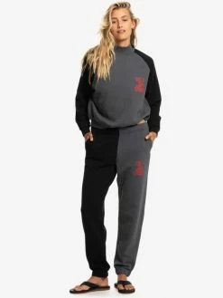 Stranger Things X Quiksilver Upside Down Oversized Crewneck Sweatshirt