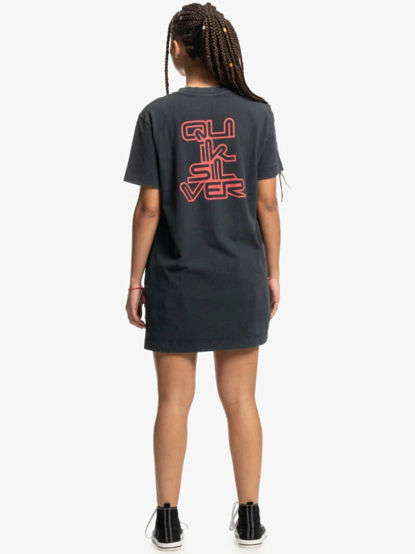 Stranger Things X Quiksilver Upside Down T-Shirt Dress Womens 4 Stranger Things X Quiksilver Upside Down T-Shirt Dress Womens