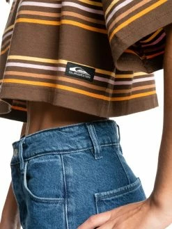 Quiksilver Road Song Crop S/S T-Shirt Womens