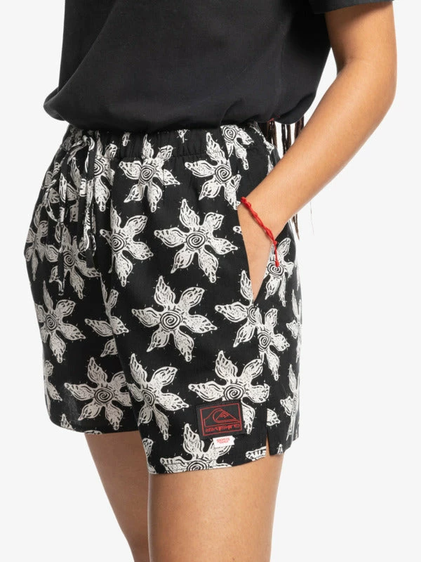 Stranger Things X Quiksilver Upside Down Elastic Waist Shorts 5 Stranger Things X Quiksilver Upside Down Elastic Waist Shorts