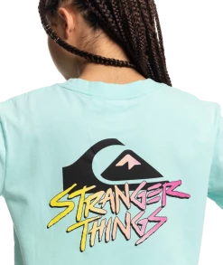 Stranger Things X Quiksilver 86' Crop S/S Tee