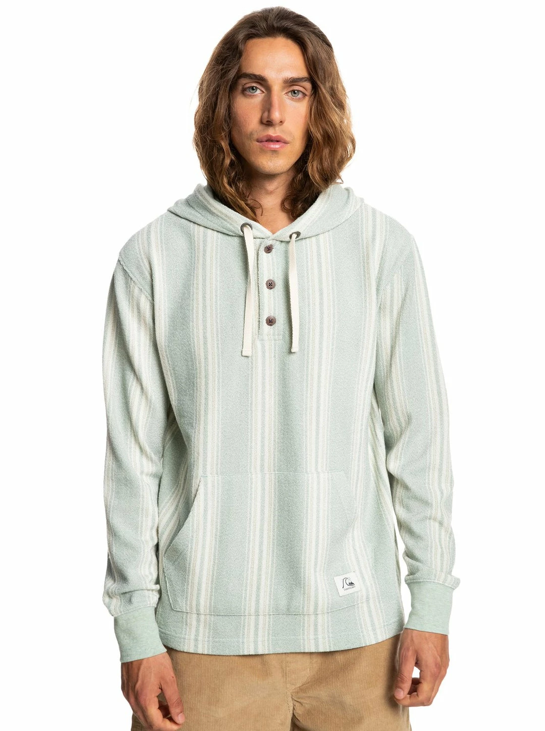 Quiksilver Mens Baja Henley Hoodie 5 Quiksilver Mens Baja Henley Hoodie