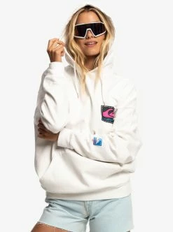 Mens Stranger Things X Quiksilver Rainbow Pullover Hoodie