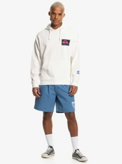 Mens Stranger Things X Quiksilver Rainbow Pullover Hoodie
