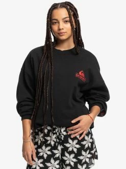 Stranger Things X Quiksilver Reefer Crewneck Sweatshirt