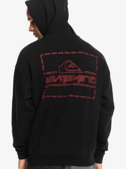 Mens Stranger Things X Quiksilver Upside Down Pullover Hoodie