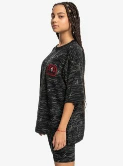 Mens Stranger Things X Quiksilver Lovers Lake S/S Tee