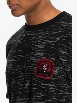 Mens Stranger Things X Quiksilver Lovers Lake S/S Tee