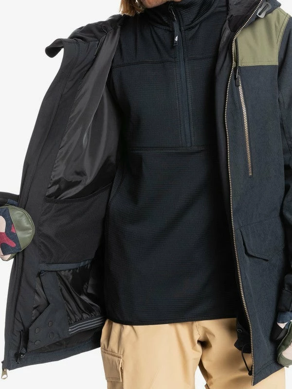 Quiksilver Men's Fairbanks Insulated Snow Jacket 10 Quiksilver Men's Fairbanks Insulated Snow Jacket