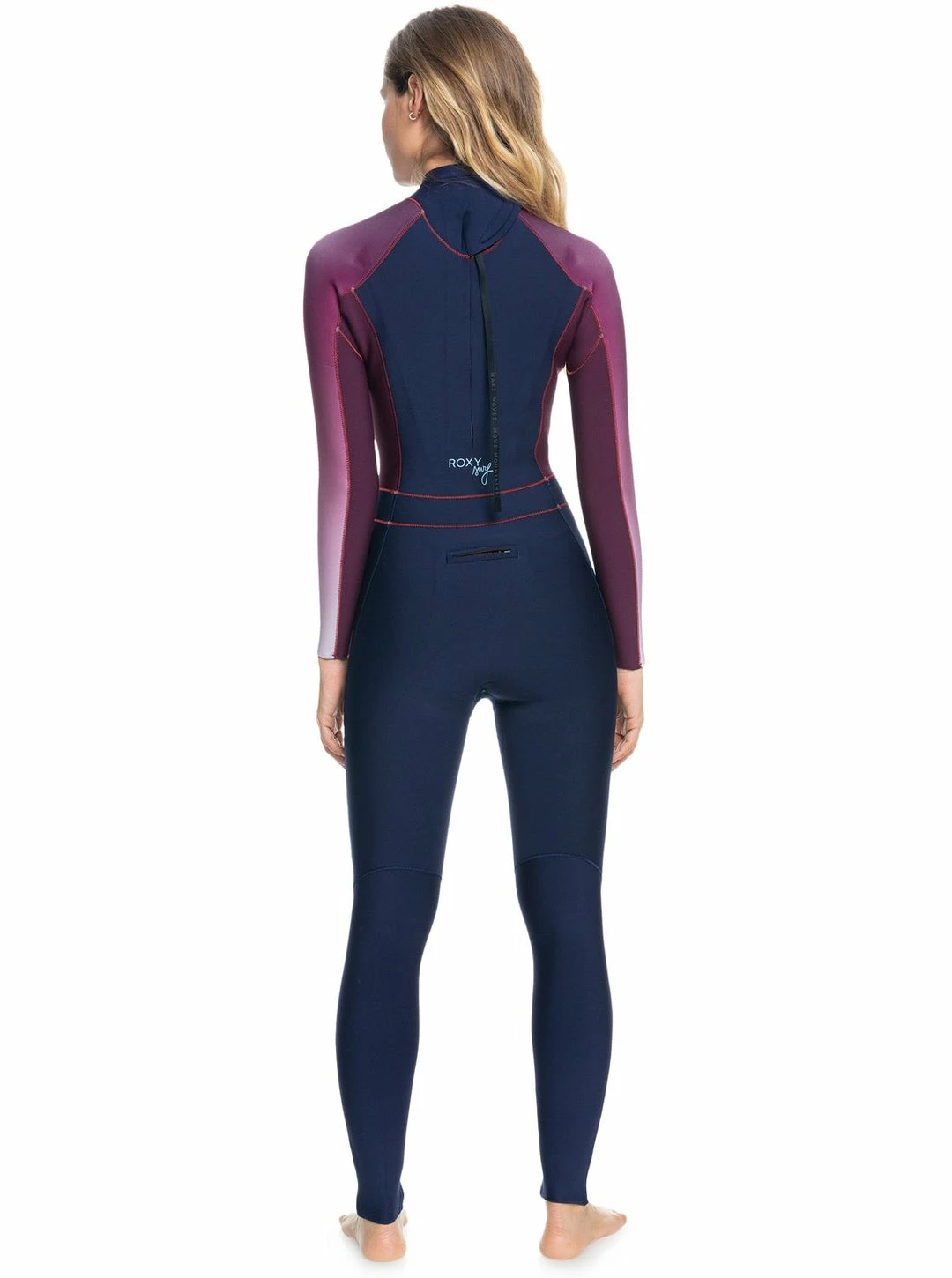 Women's 3/2mm Roxy Rise Collection Back Zip Fullsuit Womens 8 Women's 3/2mm Roxy Rise Collection Back Zip Fullsuit Womens