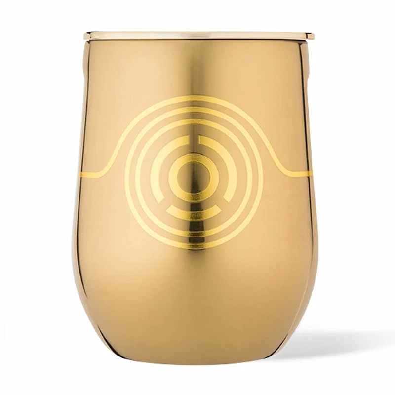 12oz Star Wars X Corkcicle C3PO Stemless Cup 3 12oz Star Wars X Corkcicle C3PO Stemless Cup