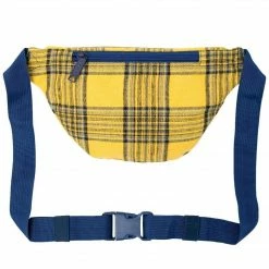 Bumbag Mens Flanders Basic 'Yellow Plaid' Sling Bag