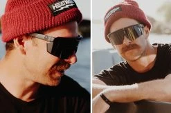 Heat Wave Future Tech Sunglasses - Black Lens Z87+ Mens