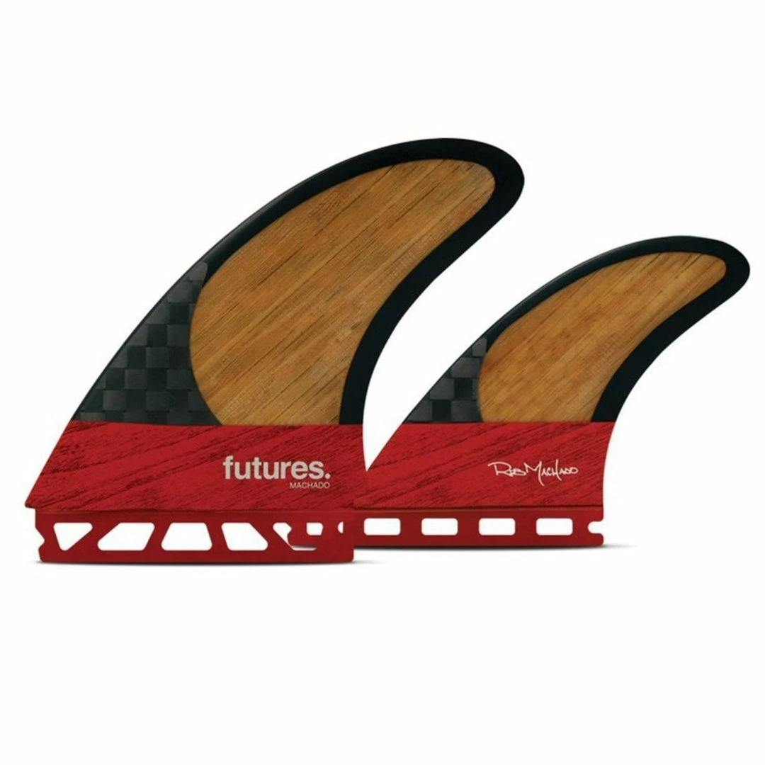 Futures Machado Twin+1 Surf Fin Surfboard Fins 3 Futures Machado Twin+1 Surf Fin Surfboard Fins