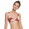 Roxy Garden Trip Elongated Triangle Bikini Top Womens