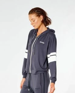 Rip Curl Run Swim Surf Zip Through Exercise Hoodie Womens