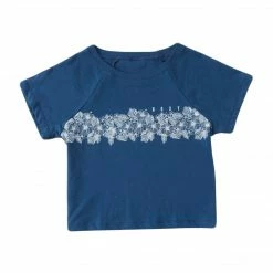 Roxy Kids Girl's (4-14) Chest Floral Stripe Tee