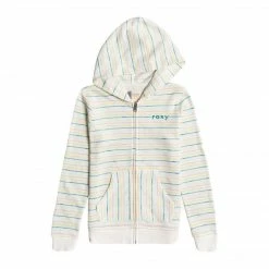 Roxy Girl's (4-14) Lighter Day Stripe Zip-Up Hoodie Kids
