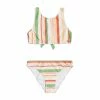 Roxy Kids Girl's (7-16) Colorful Party Recycled Reversible Crop Top Bikini Set