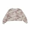 Jack's Surfboards Girl's Daytona Camo L/S Crewneck Sweatshirt